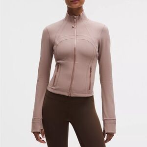 Lululemon Define Cropped Jacket Nulu-Ashen Rose/Rose Gold/Rose Gold-NWT